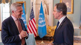 Secretary Blinken meets with UN High Commissioner for Refugees Grandi