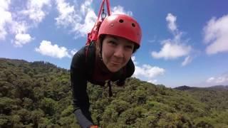 ZIP LINE SUPER MAN CANOPY TOUR MONTEVERDE COSTA RICA 2017