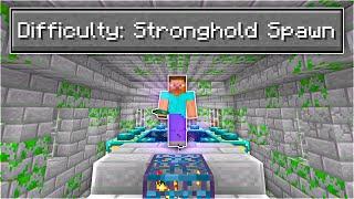 I Spawned In A STRONGHOLD And Beat Minecraft!