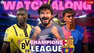 Dortmund v Barcelona | Juventus v Man City LIVE Score | Watch along & Reaction 24/25