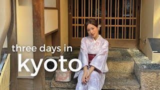 3 days in kyoto  taking the bullet train, everything we ate at Nishiki market, kimono rental