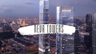 Neva Towers | Moscow City | Обзор с Дрона