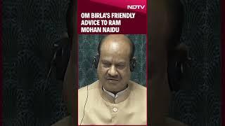 Om Birla's Friendly Advice To Civil Aviation Minister Ram Mohan Naidu