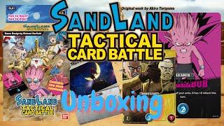 Sand Land Tactical Card Battle Deck Unboxing