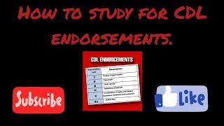 How I Study For My CDL Endorsements (Very Easy)