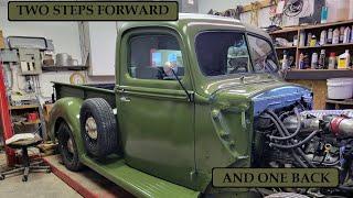 Huge Progress and even Bigger setbacks. Paint DISASTER on my 1940 FORD PICKUP