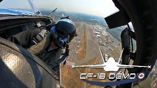 Inside The Cockpit - 2024 CF-18 Hornet Demo Team