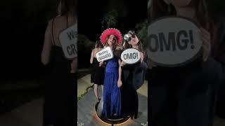 OMG! Retro Booth & 360 Video Booth at a beautiful wedding!