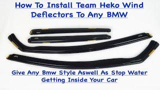 Team Heko Wind Deflectors How To Install To Any Car Easy And Simple