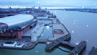 Everton Stadium at Bramley Moore Dock 24/12/24 Merry Christmas blues ️