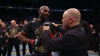 UFC 247: Jon Jones and Dominick Reyes Octagon Interview