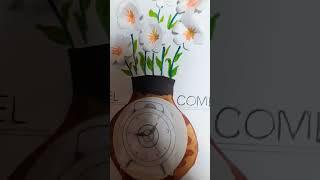 short video drawing craft #art by akriti#asmr