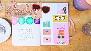 Plan with Me - July 2024 - Sunglass Paradise