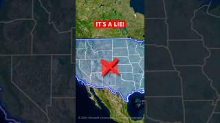 Colorado's Borders Are Lying  #shorts #maps #usa #colorado #borders #history #facts #funfacts