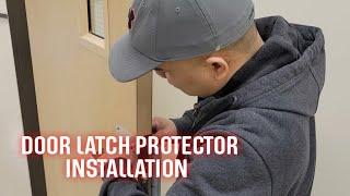 HOW TO INSTALL DOOR LATCH PROTECTOR|MR IDEA'S TV