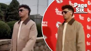 Brittany Mahomes drools over husband Patrick’s pre-game look: ‘I take pride in styling’ him