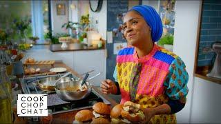 Nadiya Makes Show-stopping Beef Burgers with Bacon Jam!