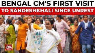 Mamata Banerjee Visits Sandeshkhali After 10 Months, Urges Peace and Development