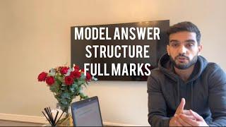 Model Answer- STRUCTURE- English Language GCSE