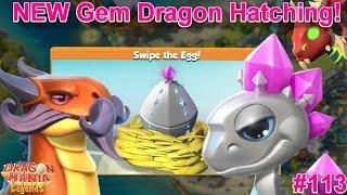 NEW GEM DRAGON HATCHING + STACHE + MYSTIC! - Dragon Mania Legends #113