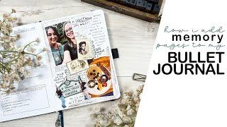 Adding Memories to Your BUJO | Bullet Journal Ideas | Archer & Olive B6 Journal