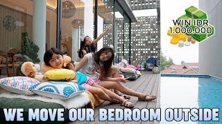 WE MOVED OUR BEDROOMS OUTSIDE | GWEN KATE FAYE