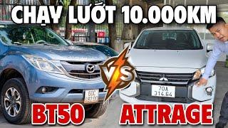 "BIẾT ƠN CHÚ"...đã đi giữ kĩ chiếc xe Mitsubishi Attrage 2021 CHẠY LƯỚT 10 ngàn Km, Mazda BT50