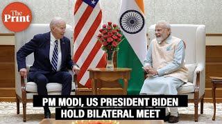 PM Modi and US President Joe Biden hold a bilateral meeting on the sidelines of G20 summit