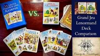 Grand Jeu Lenormand Deck Comparison with Cassidy the Cardslinger