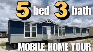 LOWEST PRICED big 5 bedroom mobile home I've toured in yrs! Prefab House Tour