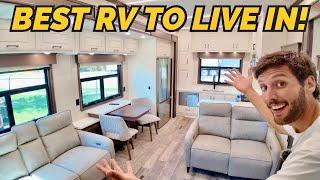 The BEST fifth wheel RV to live in! 2024 DRV Mobile Suites 41RKDB