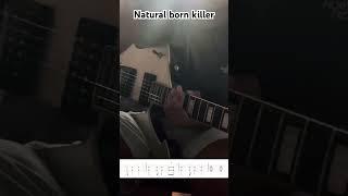 Ax7- Natural born killer (chorus) tab #guitar #tab #ax7 #avengedsevenfold #cover #shorts