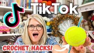 Testing 10 VIRAL CROCHET TIKTOK Hacks | DO THEY ACTUALLY WORK?