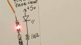 4th copper tape circuit