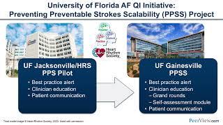 Anticoagulation Therapy in NVAF: A Quality Improvement Initiative