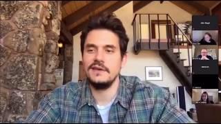 John Mayer on Zoom with SUNY Oneonta Students