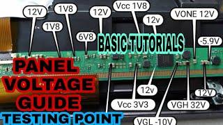 PANEL VOLTAGE AND TESTING POINT GUIDE BASIC TUTORIALS