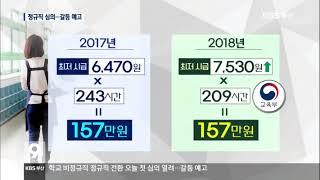 학교비정규직이 총파업을 하는 이유_교육청의 최저임금 무력화 꼼수