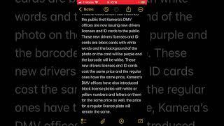 KTCS News: Kamera DMV Issues New IDs and Drivers Licenses To The Public