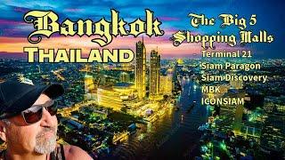 Thailand 4K - Exploring The "Big 5" Shopping Malls in Bangkok #travel #thailand #shopping #bangkok