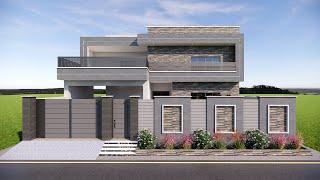 1 Kanal house design - 7 Bedrooms | Modern house design | Two story luxurious house design