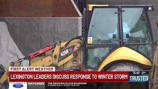 Gorton, city officials give update on Lexington’s winter weather response