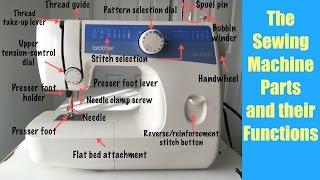 Sewing Machine Parts and their Functions.