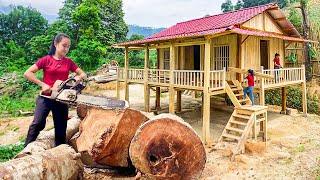 18 year old girl guides how to build a stilt house from start to finish -  Building a stilt house