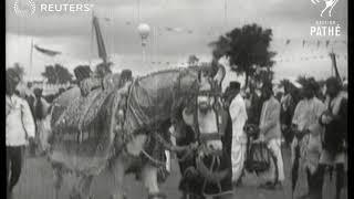 INDIA: Dasara State procession in Mysore (1928)