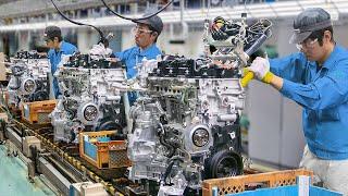 Inside Mazda Best Factory in Japan Producing Tiny Powerful Engines - Production Line