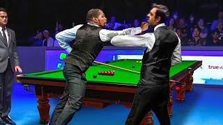 When Snooker Player Gets Angry..