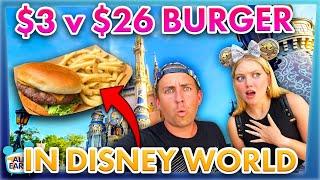 $3 vs $26 Burger in Disney World