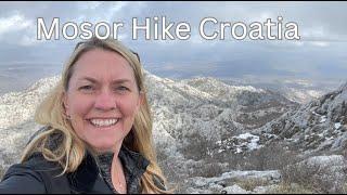 "Best Hikes Near Split, Croatia-  Mosor Hike in Croatia / EUROPE Travel