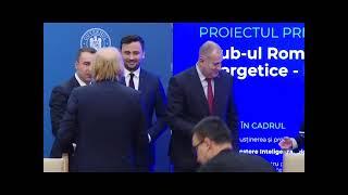 Ceremonia de semnare a contractului pentru Hub-ul Român de Hidrogen și Noi Tehnologii Energetice